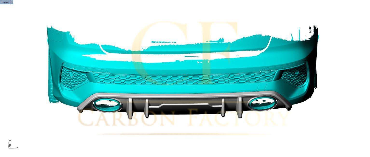 V Style Pre-Preg Carbon Fibre Rear Diffuser for Audi 8Y RS3 Saloon 21-23