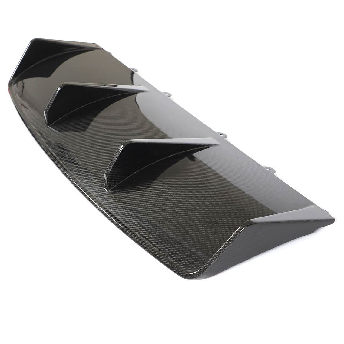 V Style Pre-Preg Carbon Fibre Rear Diffuser for Porsche Taycan Turbo 19-21