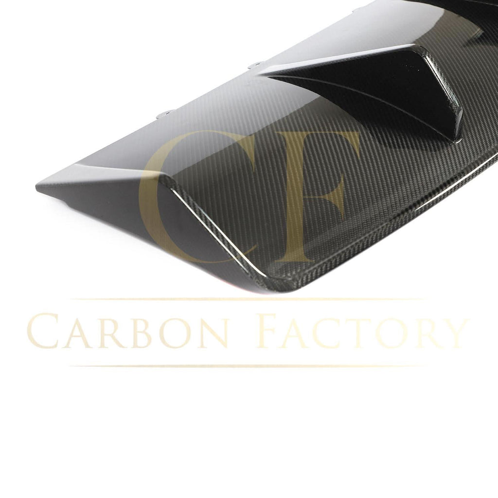V Style Pre-Preg Carbon Fibre Rear Diffuser for Porsche Taycan Turbo 19-21