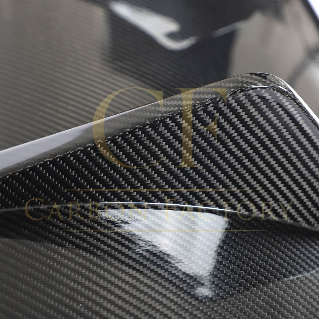 V Style Pre-Preg Carbon Fibre Rear Diffuser for Porsche Taycan Turbo 19-21