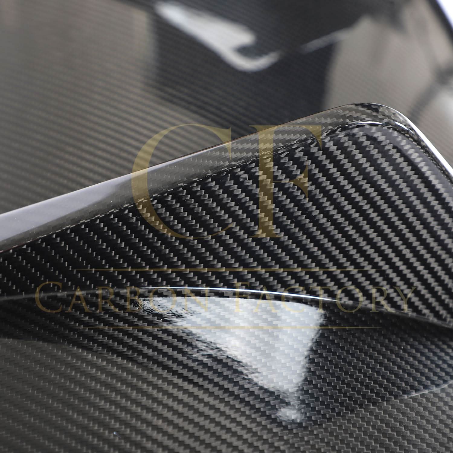 V Style Pre-Preg Carbon Fibre Rear Diffuser for Porsche Taycan Turbo 19-21
