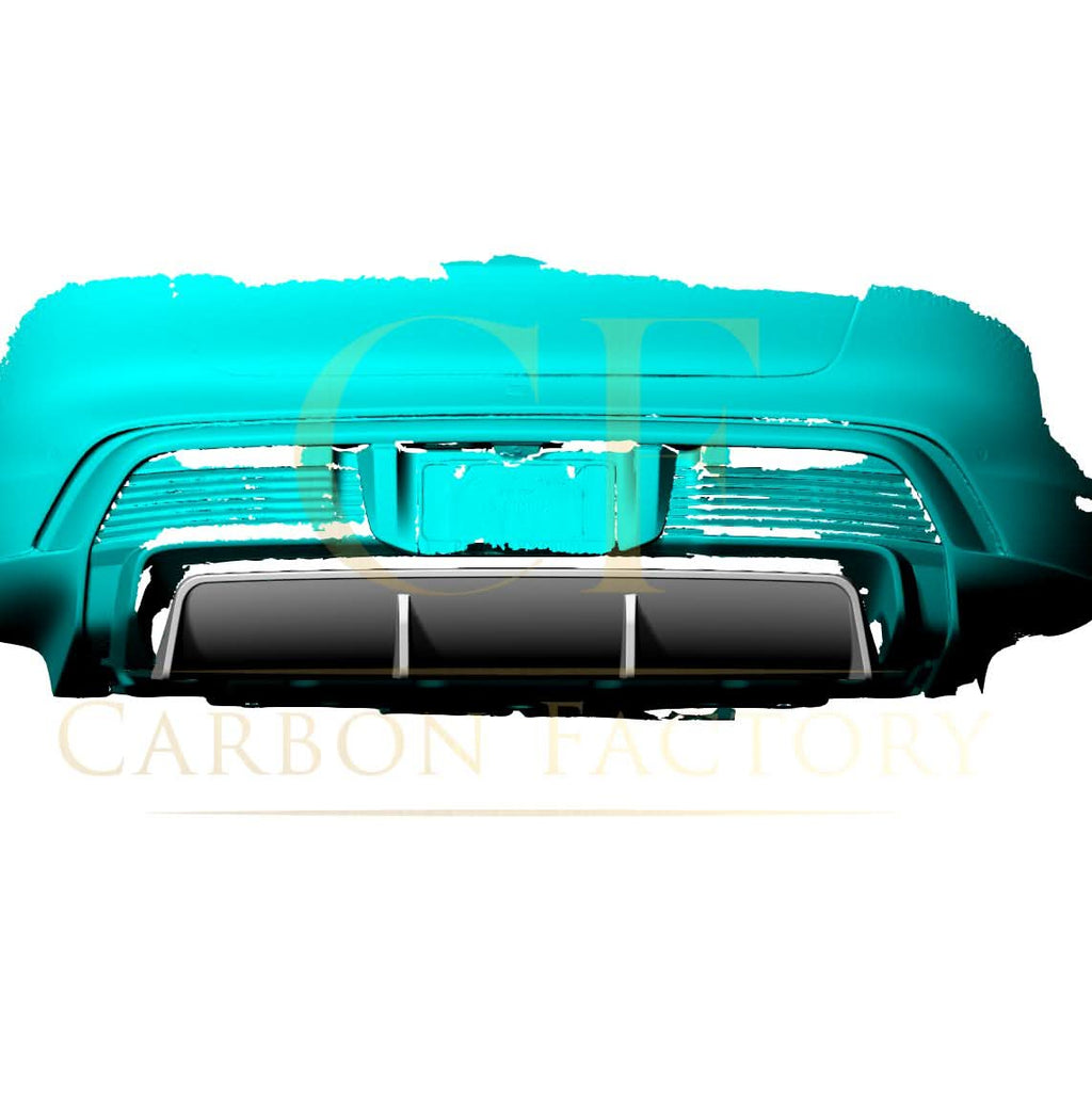 V Style Pre-Preg Carbon Fibre Rear Diffuser for Porsche Taycan Turbo 19-21