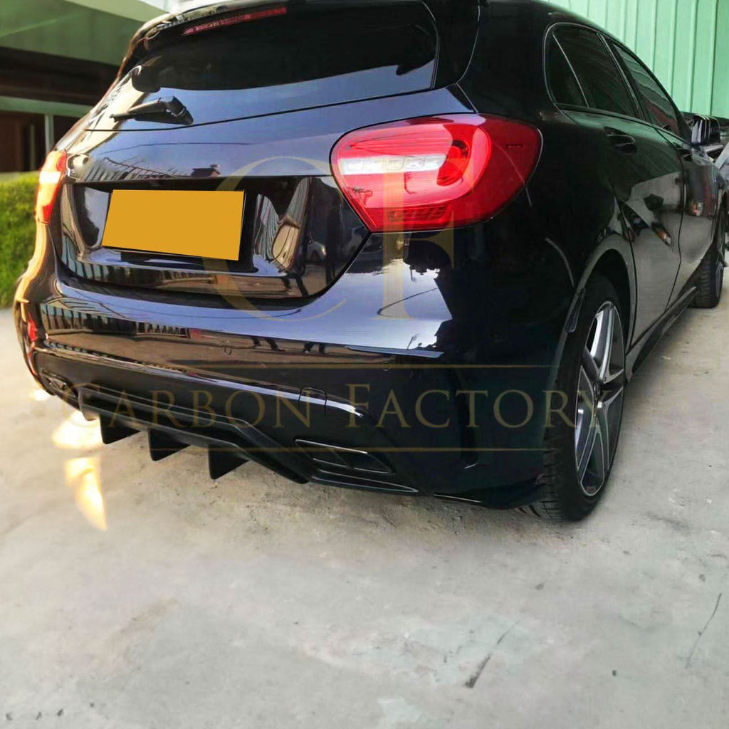VRS Style Carbon Fibre Rear Diffuser for Mercedes Benz W176 A Class & A45 13-18