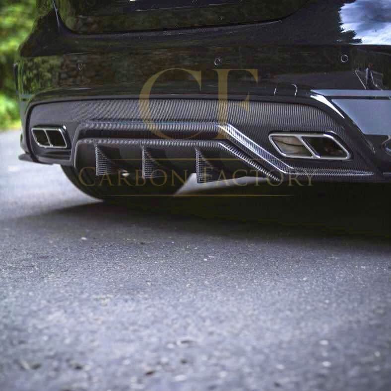 VRS Style Carbon Fibre Rear Diffuser for Mercedes Benz W176 A Class & A45 13-18