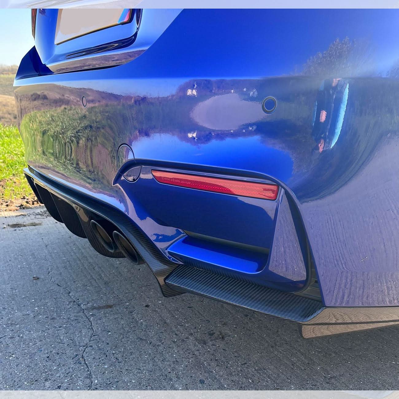 V Style Carbon Fibre Rear Diffuser for BMW F80 M3 F82 F83 M4 14-20
