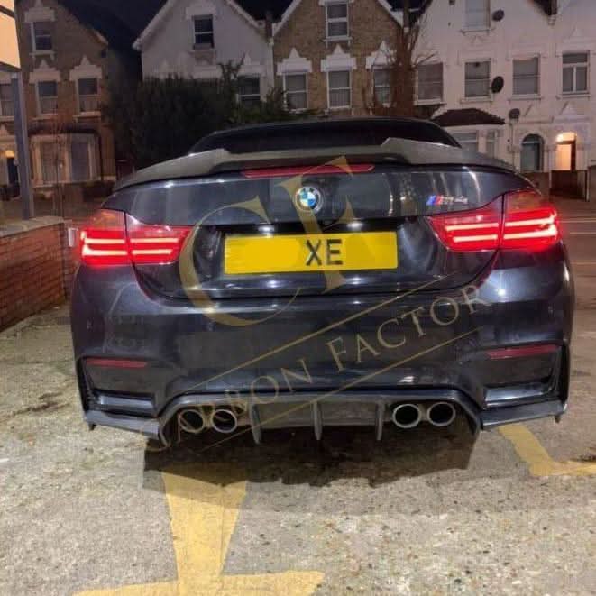 V Style Carbon Fibre Rear Diffuser for BMW F80 M3 F82 F83 M4 14-20