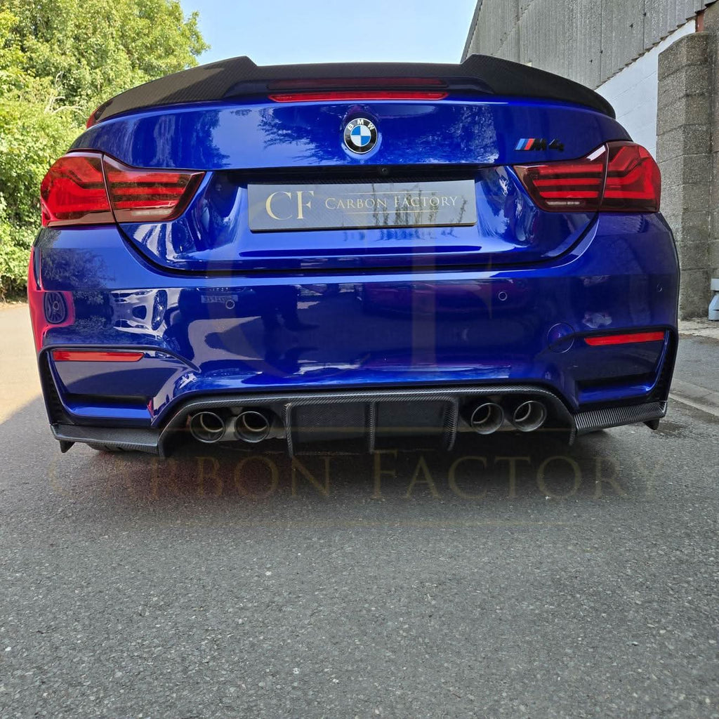 V Style Carbon Fibre Rear Diffuser for BMW F80 M3 F82 F83 M4 14-20