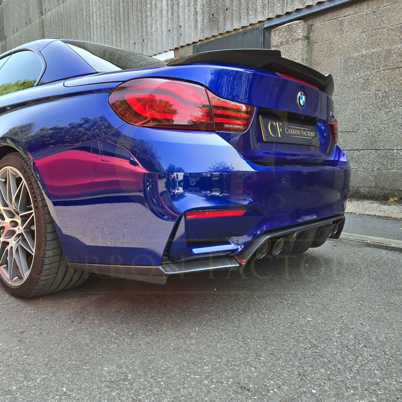 V Style Carbon Fibre Rear Diffuser for BMW F80 M3 F82 F83 M4 14-20