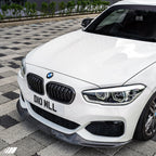 Carbon Fibre Double Slat Kidney Grilles for BMW 1 Series (2015-2019, LCI F20 F21)