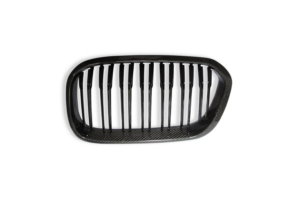 Carbon Fibre Double Slat Kidney Grilles for BMW 1 Series (2015-2019, LCI F20 F21)