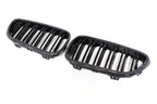 Carbon Fibre Double Slat Kidney Grilles for BMW 2 Series & M2 (2014-2020, F22 F87)