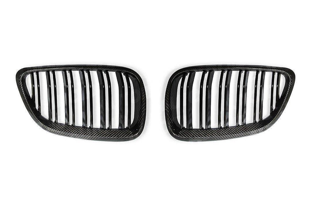 Carbon Fibre Double Slat Kidney Grilles for BMW 2 Series & M2 (2014-2020, F22 F87)