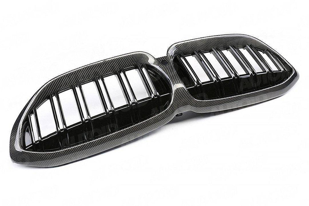 Carbon Fibre Double Slat Kidney Grilles for BMW 3 Series Pre-LCI (2019-2023, G20 G21)
