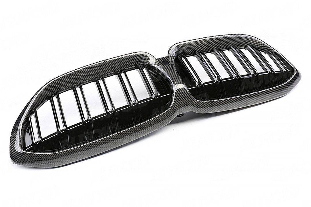 Carbon Fibre Double Slat Kidney Grilles for BMW 3 Series Pre-LCI (2019-2023, G20 G21)