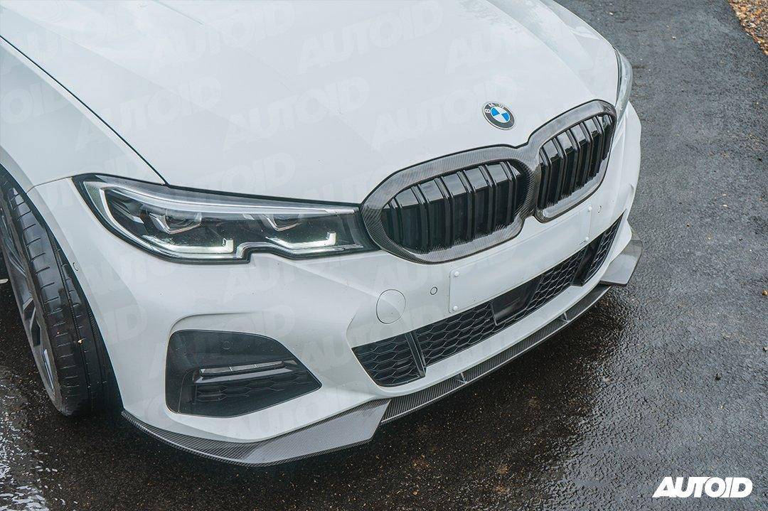 Carbon Fibre Double Slat Kidney Grilles for BMW 3 Series Pre-LCI (2019-2023, G20 G21)