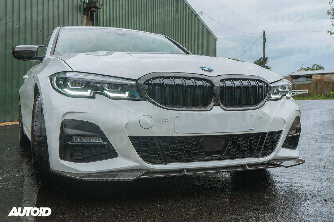 Carbon Fibre Double Slat Kidney Grilles for BMW 3 Series Pre-LCI (2019-2023, G20 G21)