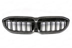 Carbon Fibre Double Slat Kidney Grilles for BMW 3 Series Pre-LCI (2019-2023, G20 G21)