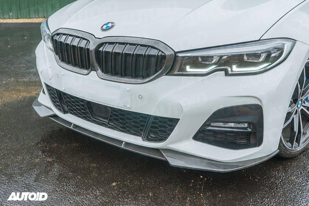 Carbon Fibre Double Slat Kidney Grilles for BMW 3 Series Pre-LCI (2019-2023, G20 G21)