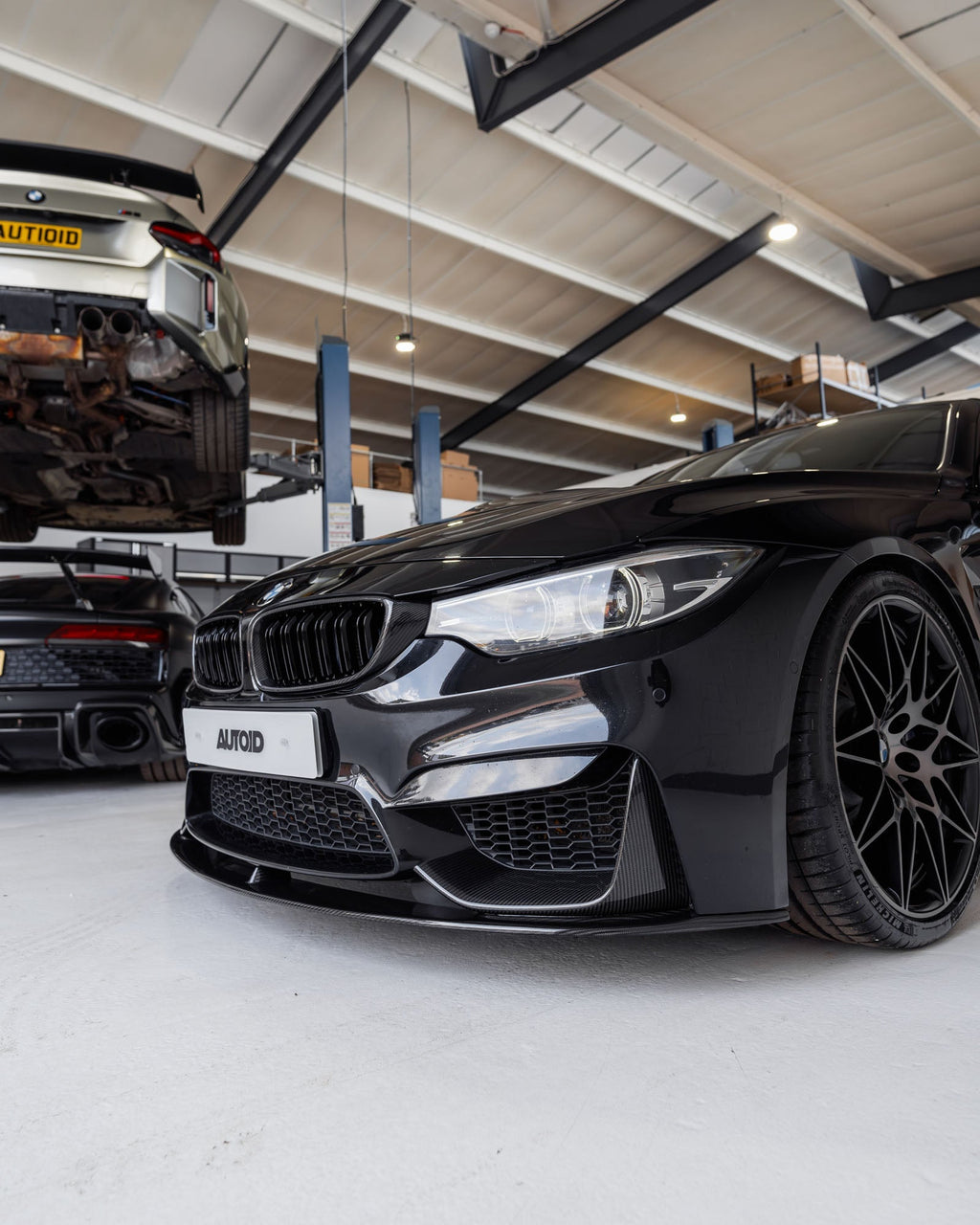 Carbon Fibre Double Slat Kidney Grilles for BMW 4 Series, M3 & M4 (2014-2020, F32 F33 F80 F82 F83)