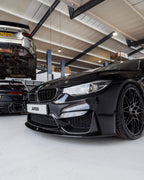Carbon Fibre Double Slat Kidney Grilles for BMW 4 Series, M3 & M4 (2014-2020, F32 F33 F80 F82 F83)