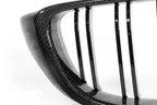 Carbon Fibre Double Slat Kidney Grilles for BMW 4 Series, M3 & M4 (2014-2020, F32 F33 F80 F82 F83)