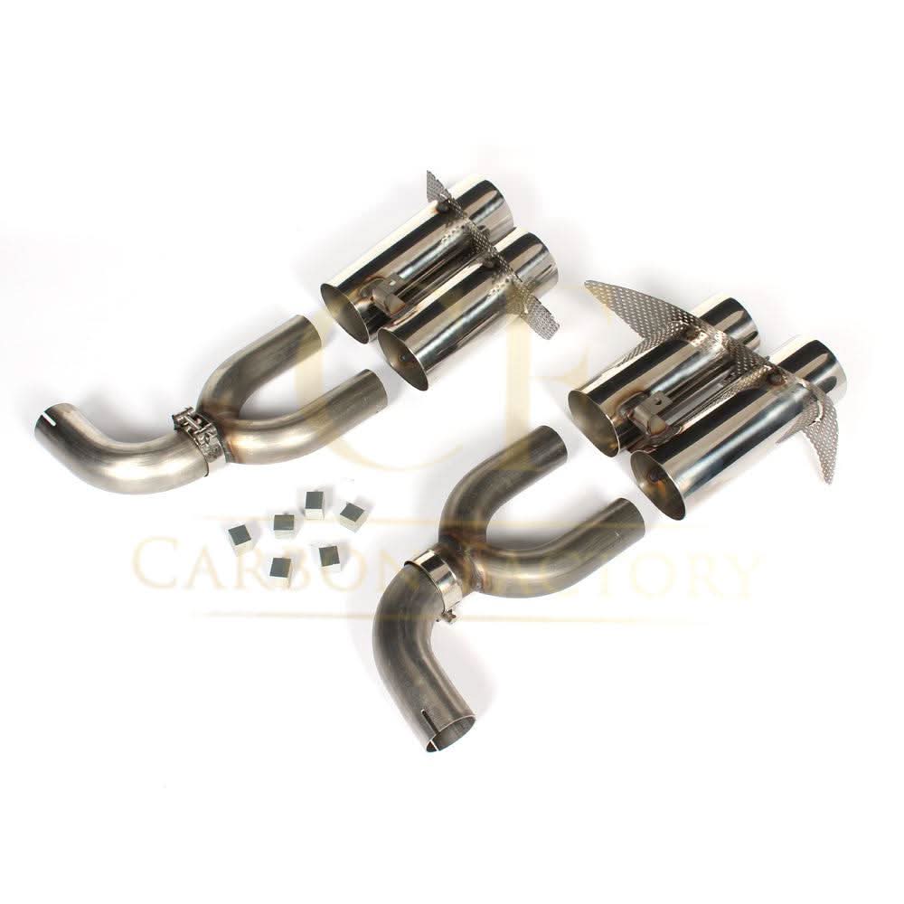 Exhaust Tips for P Style Carbon Fibre Rear Diffuser for Mercedes W117 CLA250 CLA45 13-19