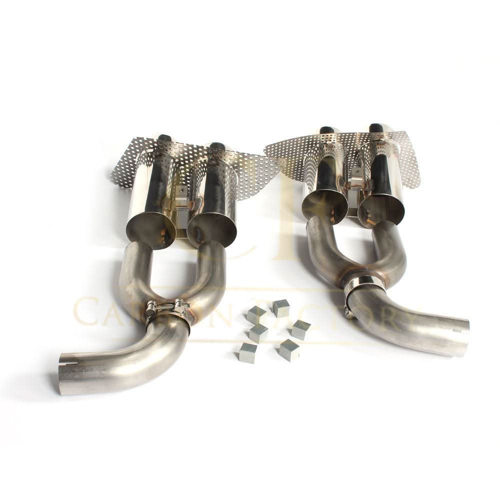 Exhaust Tips for P Style Carbon Fibre Rear Diffuser for Mercedes W117 CLA250 CLA45 13-19