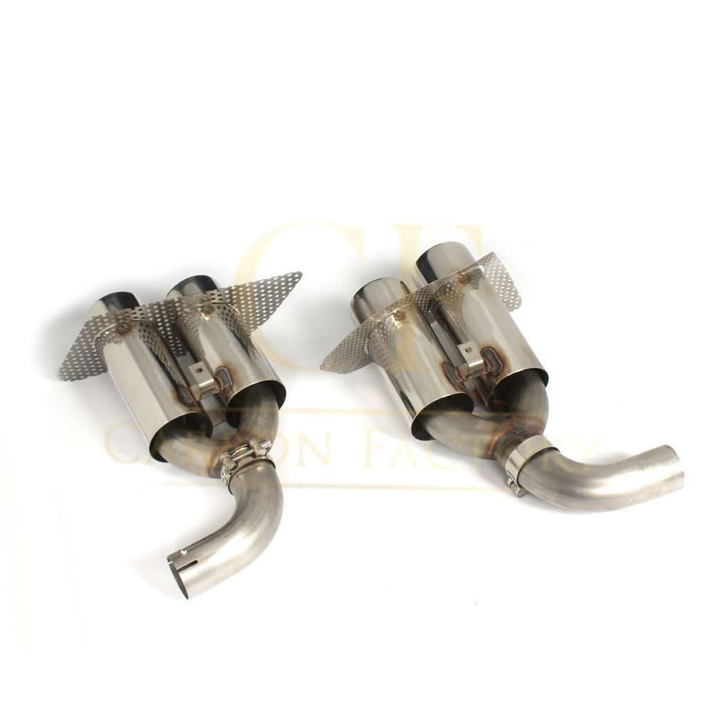 Exhaust Tips for P Style Carbon Fibre Rear Diffuser for Mercedes W117 CLA250 CLA45 13-19