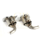 Exhaust Tips for P Style Carbon Fibre Rear Diffuser for Mercedes W117 CLA250 CLA45 13-19