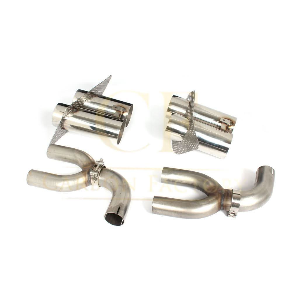 Exhaust Tips for P Style Carbon Fibre Rear Diffuser for Mercedes W117 CLA250 CLA45 13-19