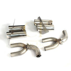 Exhaust Tips for P Style Carbon Fibre Rear Diffuser for Mercedes W117 CLA250 CLA45 13-19