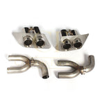 Exhaust Tips for P Style Carbon Fibre Rear Diffuser for Mercedes W117 CLA250 CLA45 13-19