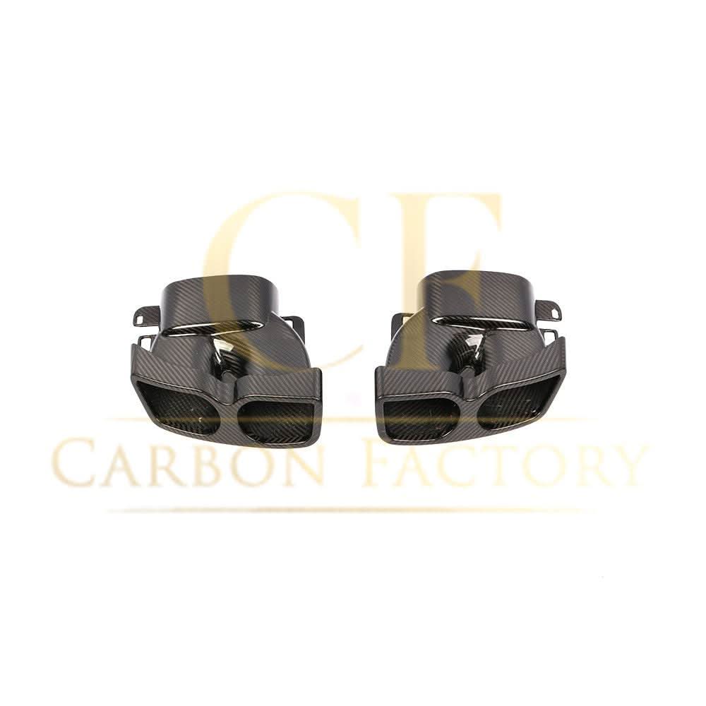 Pre-Preg Carbon Fibre Exhaust Tips for Mercedes W205 C63 C63s 15-18