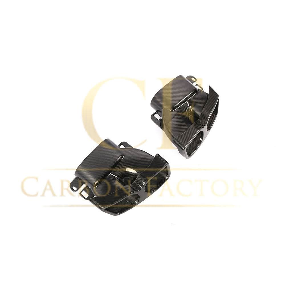 Pre-Preg Carbon Fibre Exhaust Tips for Mercedes W205 C63 C63s 15-18