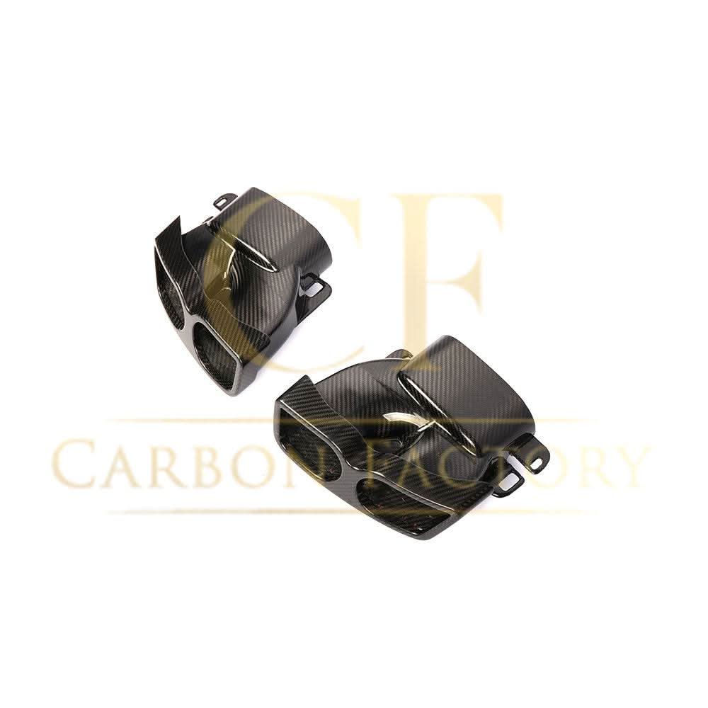Pre-Preg Carbon Fibre Exhaust Tips for Mercedes W205 C63 C63s 15-18