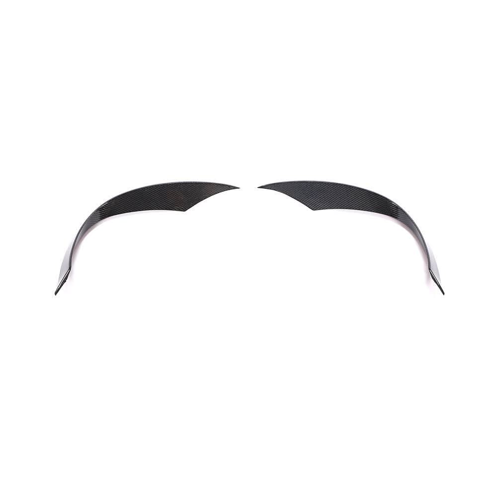 A Style Carbon Fibre Front Canards for Mercedes Benz R172 SLK 16-19