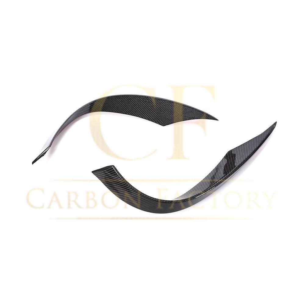A Style Carbon Fibre Front Canards for Mercedes Benz R172 SLK 16-19