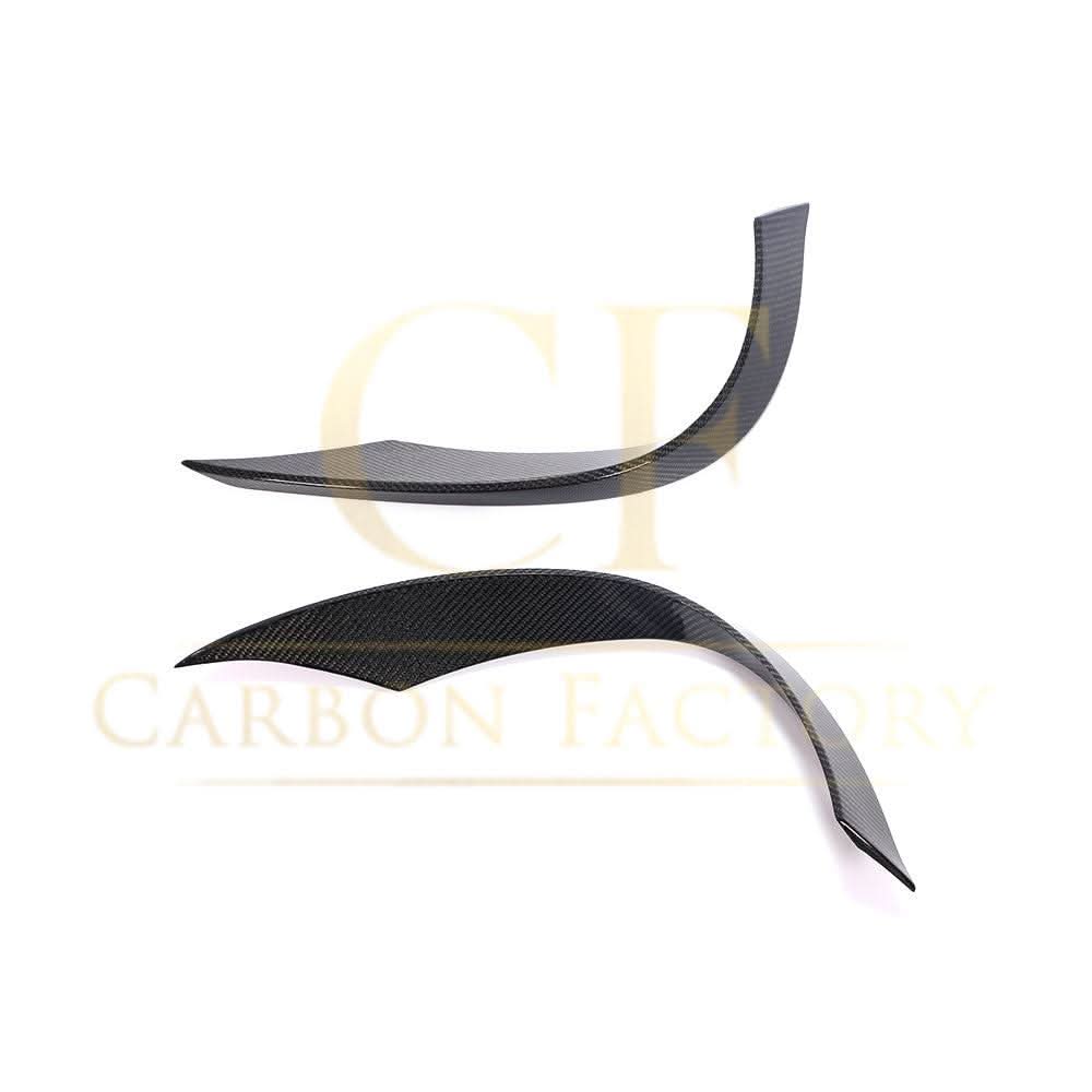 A Style Carbon Fibre Front Canards for Mercedes Benz R172 SLK 16-19