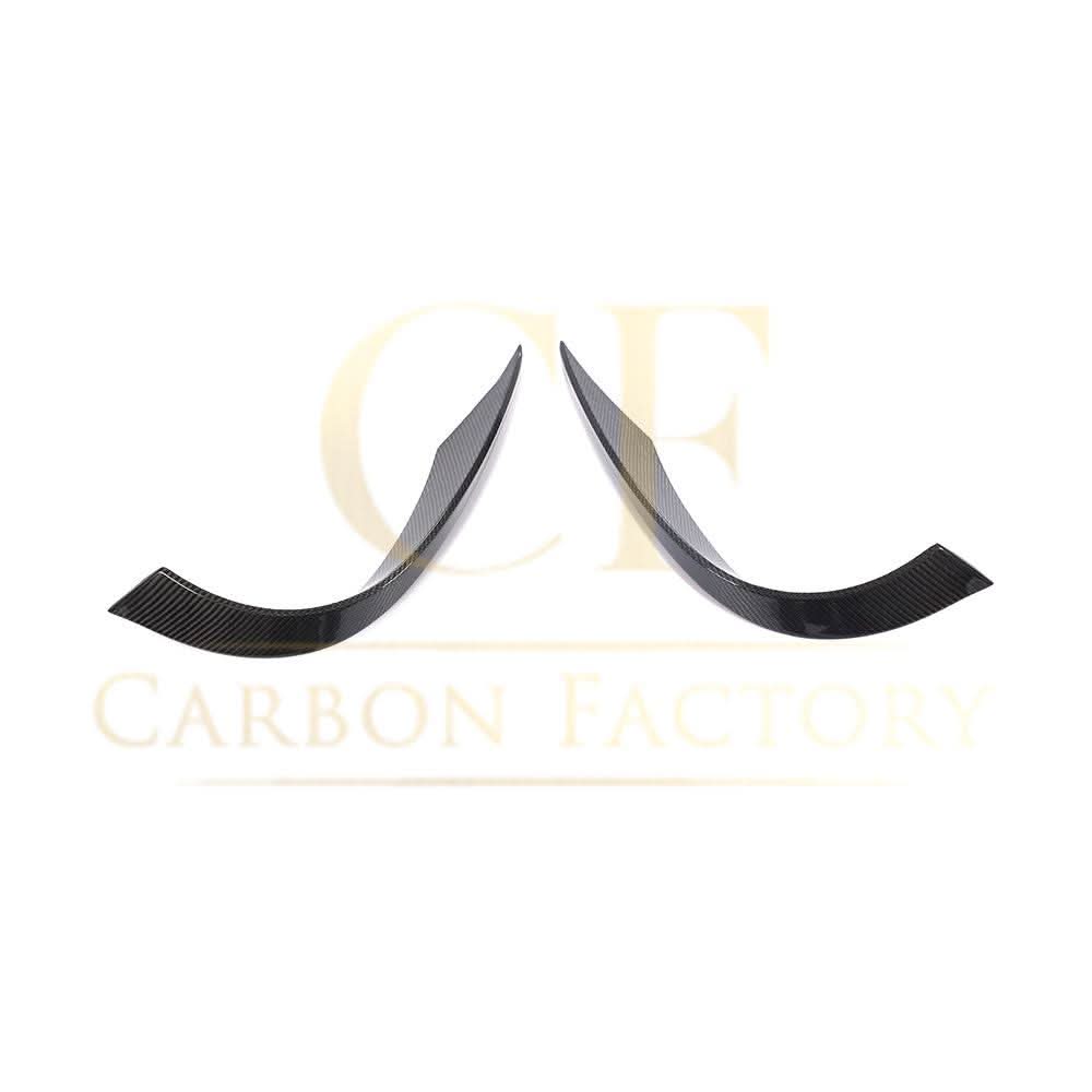 A Style Carbon Fibre Front Canards for Mercedes Benz R172 SLK 16-19