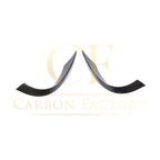 A Style Carbon Fibre Front Canards for Mercedes Benz R172 SLK 16-19