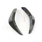 A Style Carbon Fibre Front Canards for Mercedes Benz X156 GLA 16-19