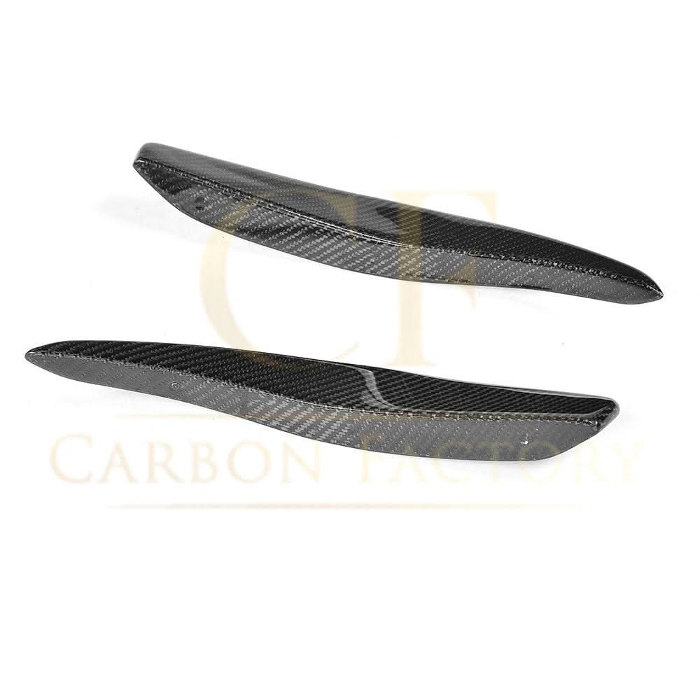 A Style Carbon Fibre Front Canards for Mercedes Benz X156 GLA 16-19