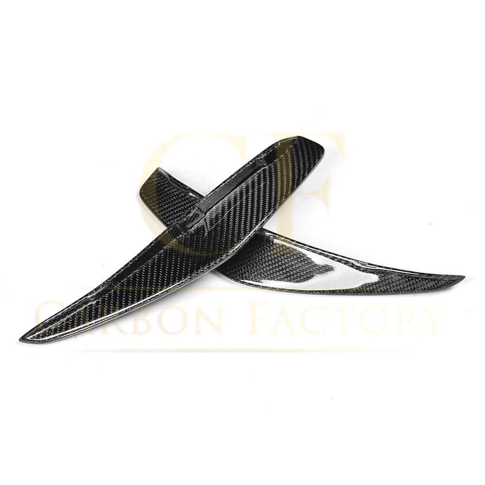 A Style Carbon Fibre Front Canards for Mercedes Benz X156 GLA 16-19