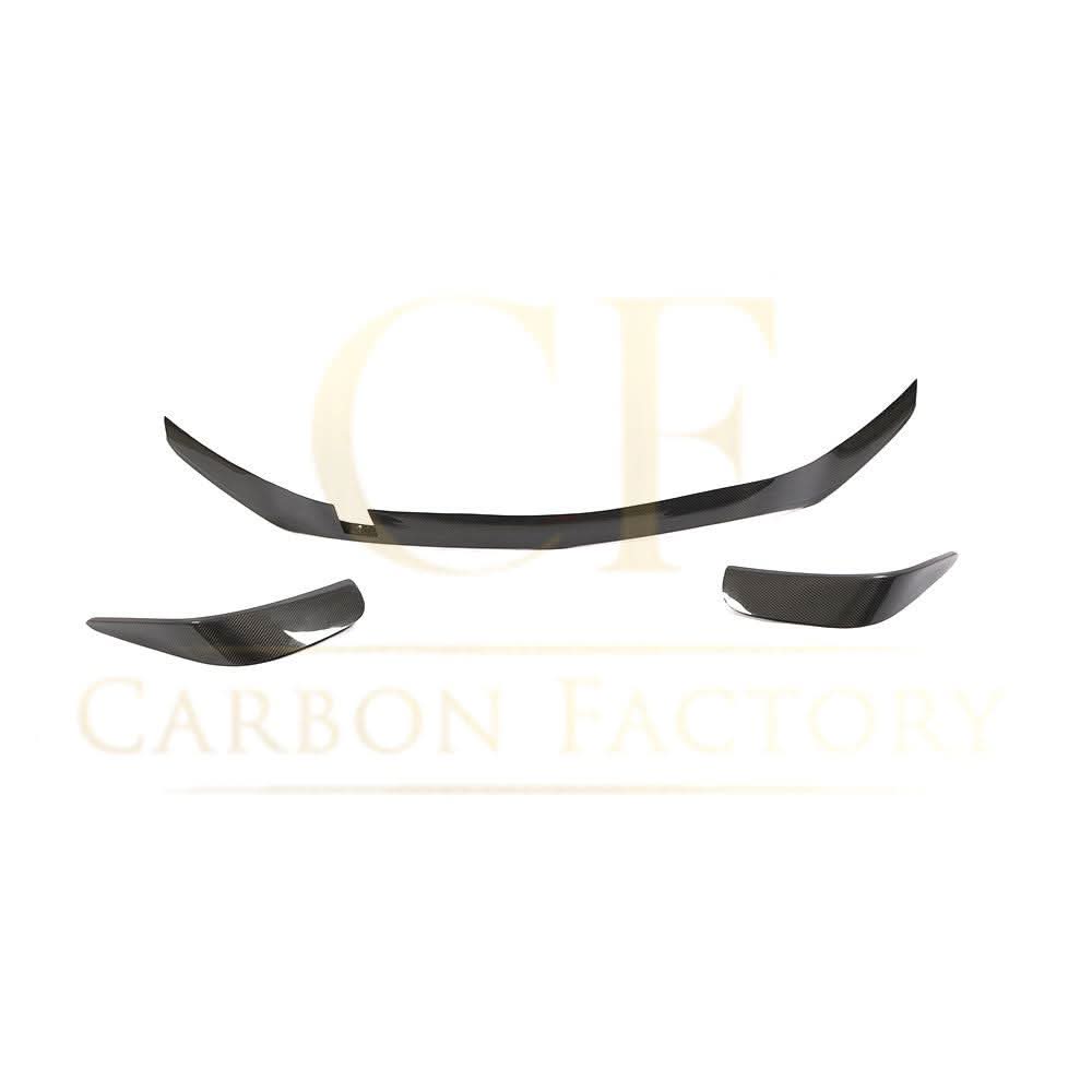 A Style Carbon Fibre Front Lower Grille Trims for Mercedes Benz W292 GLE63 16-19