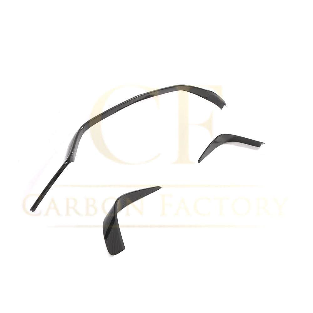 A Style Carbon Fibre Front Lower Grille Trims for Mercedes Benz W292 GLE63 16-19