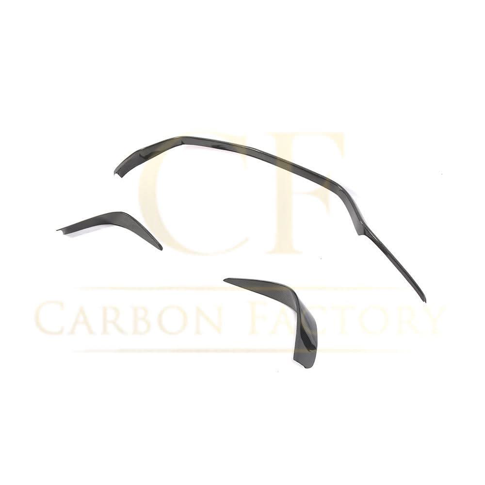 A Style Carbon Fibre Front Lower Grille Trims for Mercedes Benz W292 GLE63 16-19
