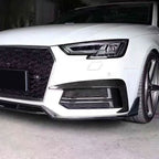 Carbon Fibre Fog Light Covers for Audi A4 B9 S Line 16-19
