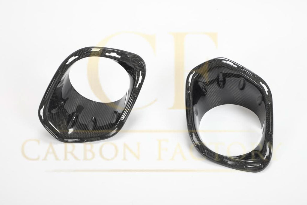 Carbon Fibre Fog Light Trims for BMW F55 F56 Mini Cooper S & JCW 14-22