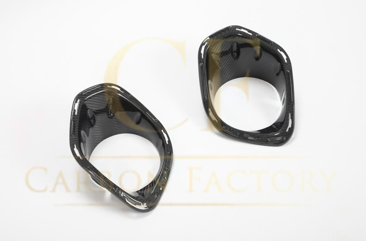 Carbon Fibre Fog Light Trims for BMW F55 F56 Mini Cooper S & JCW 14-22