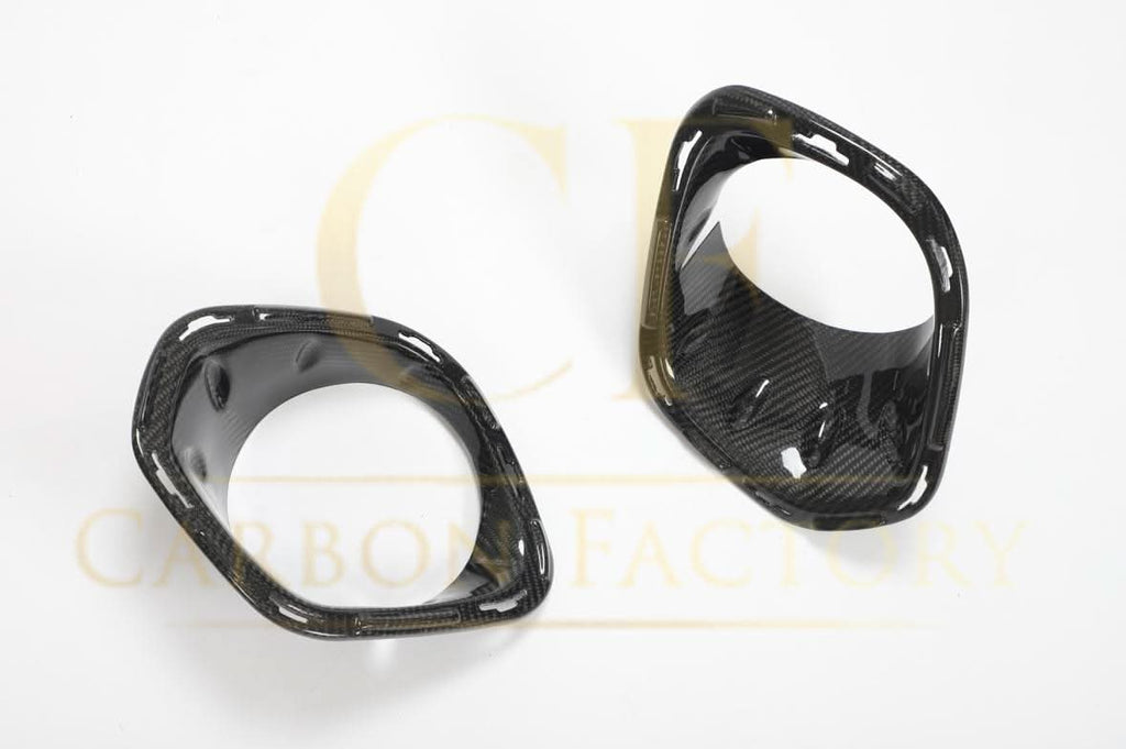 Carbon Fibre Fog Light Trims for BMW F55 F56 Mini Cooper S & JCW 14-22